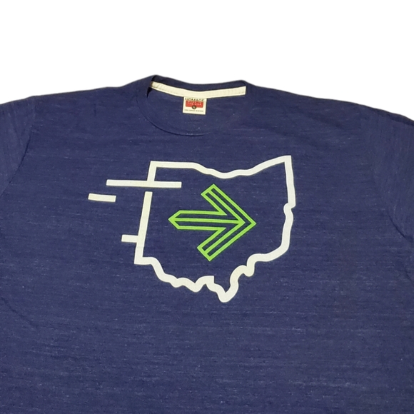 Old School Homage Pelotonia event tee - Picture 2 of 5